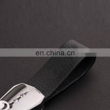 2016 New Design Push Button Leather Key Chains With Decorative Rhinestones