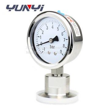 hydraulic pressure gauge price Hygienic Diaphragm needle pressure gauge