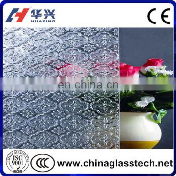 CE&CCC Approved Building Grade Size Customized Rain Glass Pattern