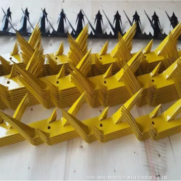 Anti Climb Spikes 2 Rows Barbed Wall Spikes