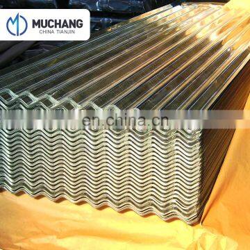 standard size lamina galvanized iron roof sheet