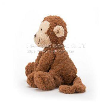 Different size plush monkey toy manufacture in china