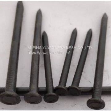 Concrete nails 1kg box wire concrete nails in china flat head steel nail