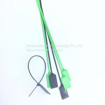 disposable passive RFID smart bundle cable tie tag