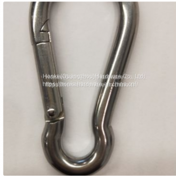 Stainless Steel Spring Snap Hook With Big Opening Part