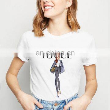 Short-sleeved Summer T-shirt Fashion New Female T-shirt Printing for Ladies photo-4