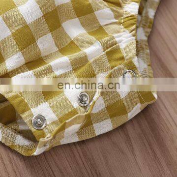 2019 Newborn Baby Bodysuit FLY SLEEVED ROMPERS NEW Plain Baby Rompers GIRLS BODYSUITS photo-4