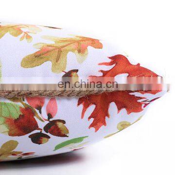 Popular Creative Outdoor Decorative Cushions Leaf and Pumpkin Printed Pillows photo-4
