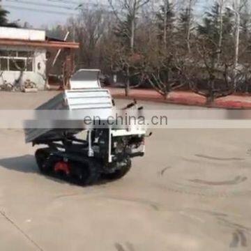 2020 China  FREE SHIPPING Track Hydraulic Concrete Mini Tractor Dumper For Moving Materials