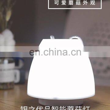 Led child portable night light for bedroom home garden mushroom night lamp