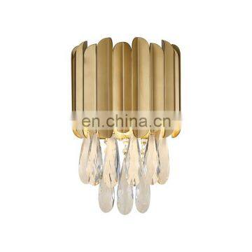 2021 Luxury Restaurant Hotel Home Bedside Modern Wall Mounted LED Crystal Wall Light photo-6