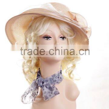 Fiberglass Realist Woman Mannequin,Female head mannequin Cheap Dummy Head H1032