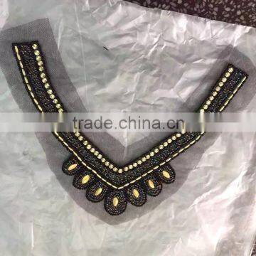 0521L High Quality Beaded Neck Trim,beaded Neck Trim for T-shirt,wholesale Beaded Neck Trim photo-3