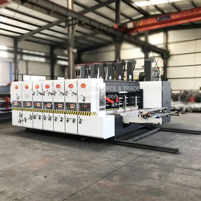 High speed automatic water ink printer slotting die cutter machine