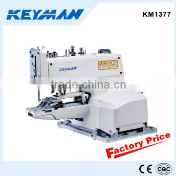 KM1377 button attaching machine jeans sewing machine automatic snap button attaching machine