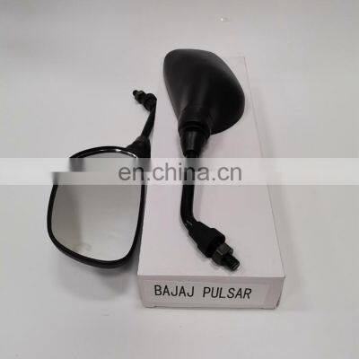ISO Certified White Glass Lens Rearview Mirror is Suitable for Both Sides of BAJAJ PULSAR Motorcycle Body photo-3