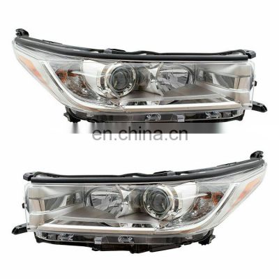 High Quality Auto Car LED Headlight Head Lamp For Toyota Highlander 2017-2019 USA Type