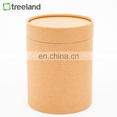 Kraft Paper Box Packaging Round Shape Cylinder Cardboard Can photo-4
