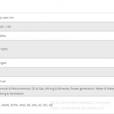 Mstnland CAST IRON FLANGED PLUG VALVE photo-2