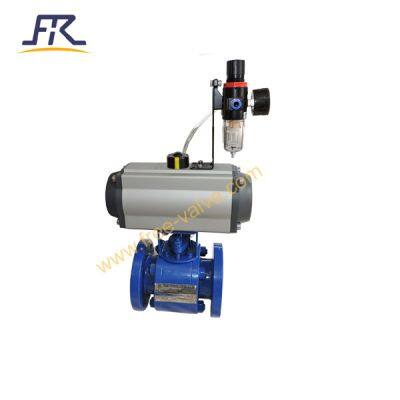 Pneumatic A105 Material With Ceramic Lined Ball Valve photo-5
