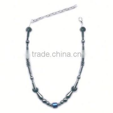 Fashion Hematite jingle bell anklet