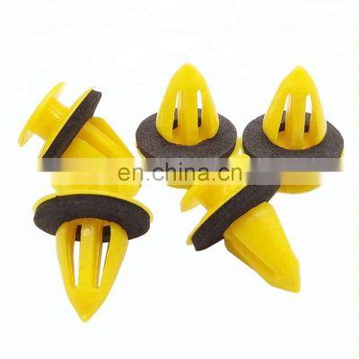 100pcs 10mm Car POM Clips Automobile Door trim panels Fastener plastic fixed clips