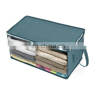 1/2/3Pcs Non-Woven Dust Proof Foldable Storage Box Wardrobe Storage Box Foldable Beddings Quilt Clothes Organizer Bag Proof