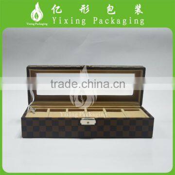 Wholesale Luxury Lacquered Wooden SIX Watches Collection Case