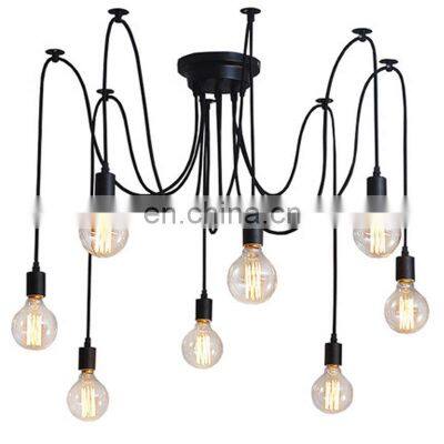 American retro industrial style Muti-heads pendant light for decorate