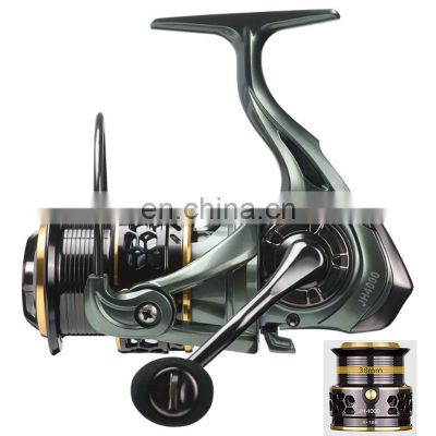 2021 New 4+1 BB 8 kg Drag Light 1000-4000 Gaplless Spinning Two Spools Fishing Reel