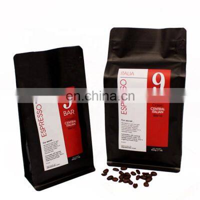 Factory Wholesale Zipper Packaging Coffee Beans Storage Reusable Resealable Mini Coffee Bags