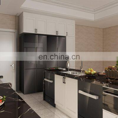 Special Size Cupboards White MDF Door Plywood Kitchen Cabinet Modern With Wall Cabinets Home Improvement