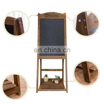 LED Glass Surface Wooden Blackboard photo-3