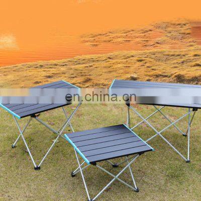 Personalized Lightweight Oxford Fabric Small Aluminum Folding Korea BBQ Camping Portable Table