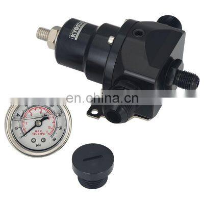 Customize 30~75 PSI High Pressure Fuel Pressure Regulator Kit With 160psi Gauge