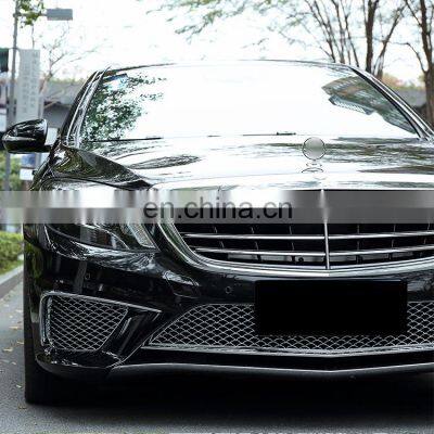 Высококачественные решетки бамперов для автомобилей Benz S-класса W222. Модифицированный тюнинг-комплект для кузова S65 AMG. Передний бампер и решетка радиатора photo-5
