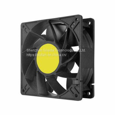 12038 12V 4-Pin PQM Temperature Control Cooling Fan 12cm Max Airflow Rate Fan photo-5
