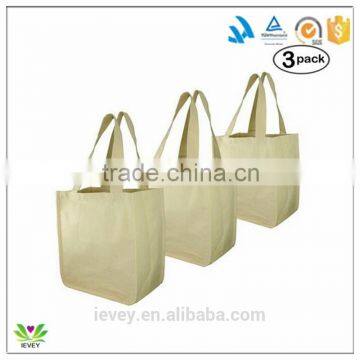 stereo cotton strong shopping bag with handle