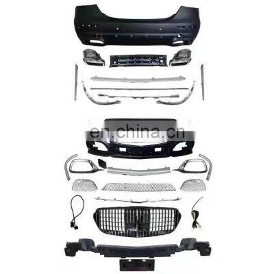 Car bumpers for Mercedes Benz E class W213 2020 2021 2022 year upgrade W223 Maybach model