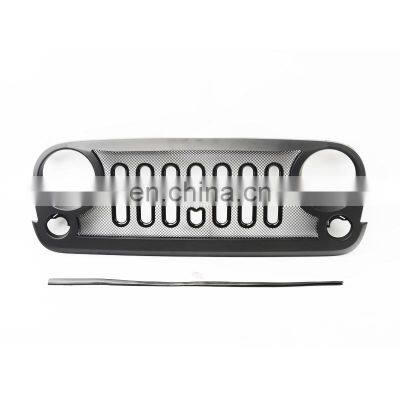 ABS Front Grille for Jeep Wrangler JK 07+ 4x4 Accessories Maiker Offroad Manufacturer Car Grille