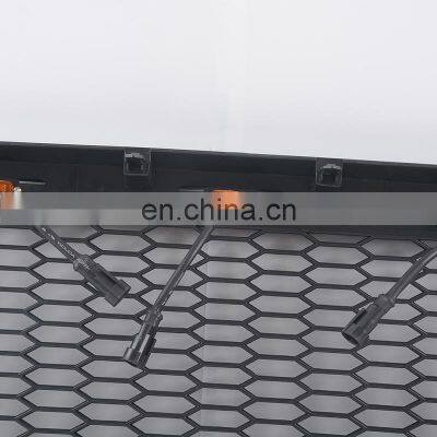 Offroad Front Grille With LED Light For Tacoma 16-18 Car Accessories Black Mesh With Light