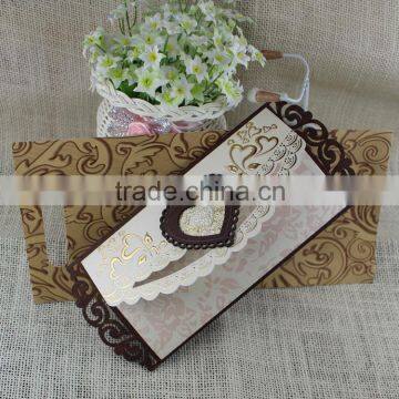Latest Wholesale Laser Cutting Wooden Wedding Invitation Card