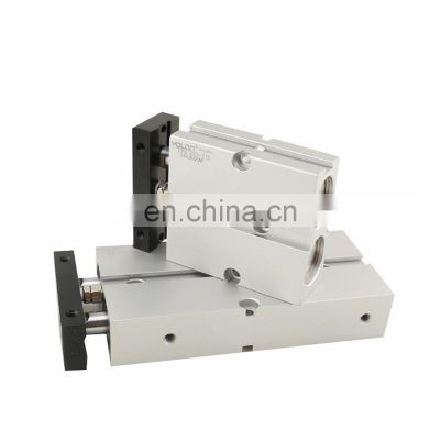 Sample Available Three-sided Installation Wear-resistant Aluminum Alloy Small Twin Rod Pneumatic Cylinder