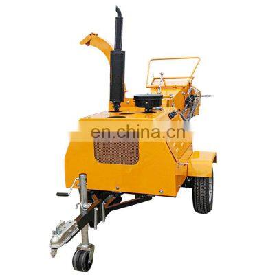 40/50hp selfpropelled 8 self powered tree branch strong knife diesel engine wood chipper machine whole tree chippers for sale