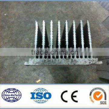 low price mill finish aluminium heat sink profile