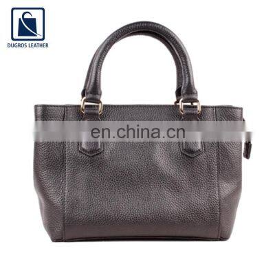 Impressive Quality 2 Handles Design Women Use Genuine Leather Luxury Handbag