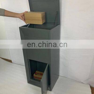 Home Outdoor Metal Package Stainless Steel Large Smart Parcel Delivery Drop Post Mail Letter Box