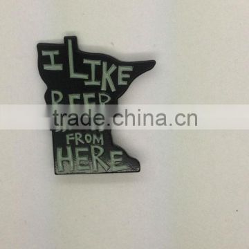 Simple custom Soft Enamel Metal Badge /Custom Soft Enamel Glitter Baseball Trading Pins Factory