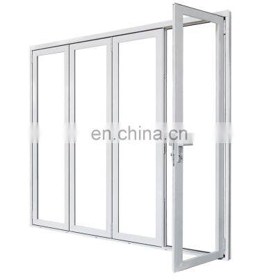Bulk Order Good Price Exterior bi Folding Door for Patio Aluminum Glass Folding Door