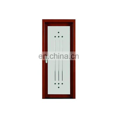 elegant design interior aluminum bathroom door design with ventilation